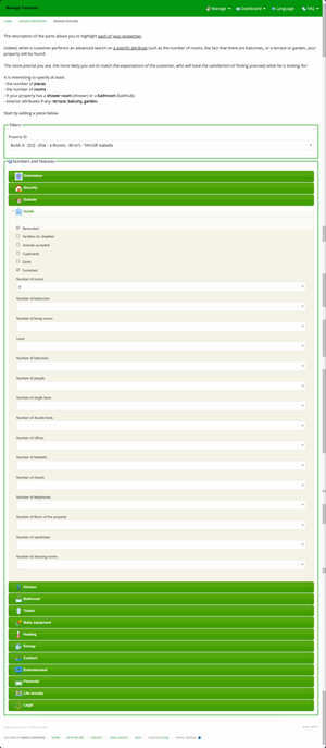 Manage Features